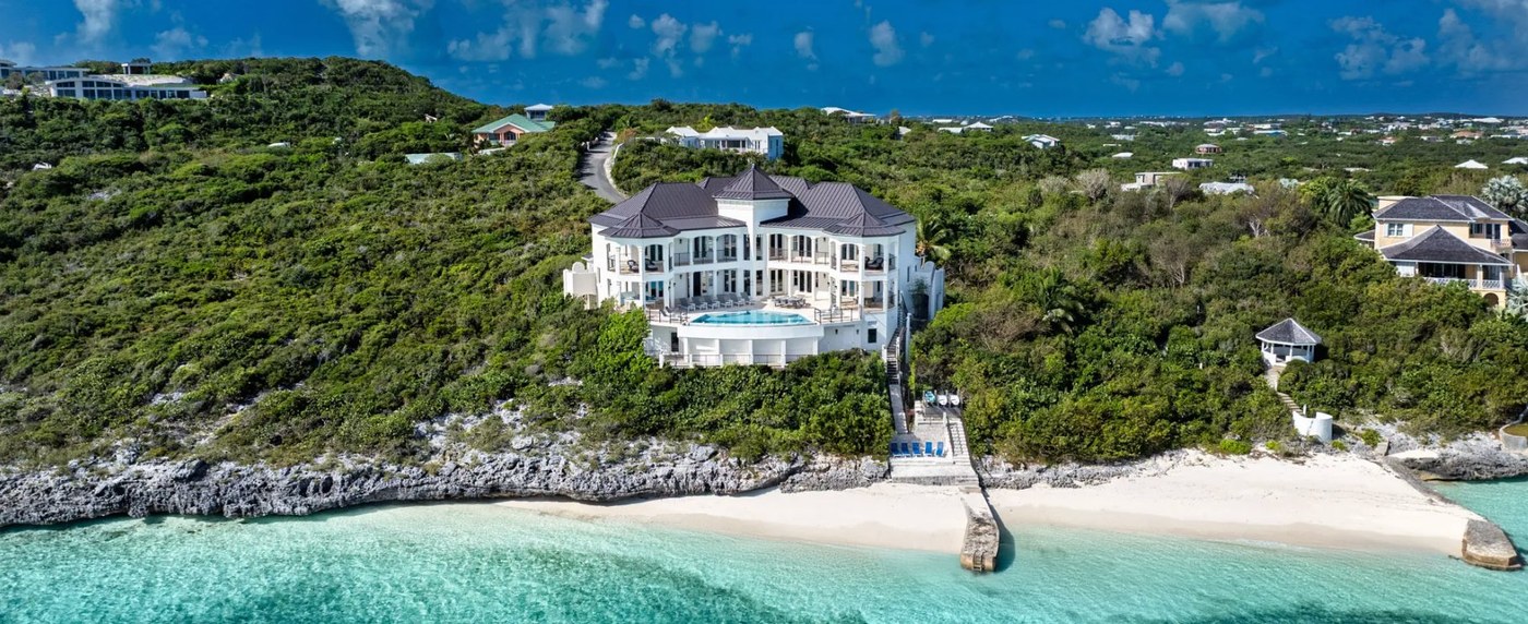 Turks and Caicos luxury villa with private beach access